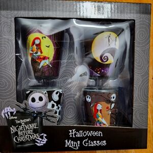 LTD Nightmare Before Christmas Mini Glass set